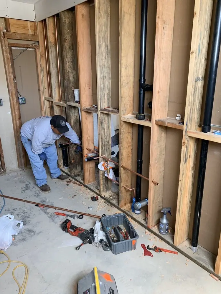 Commercial rough-in plumbing for Gas Line Repair in Greenfield Summit